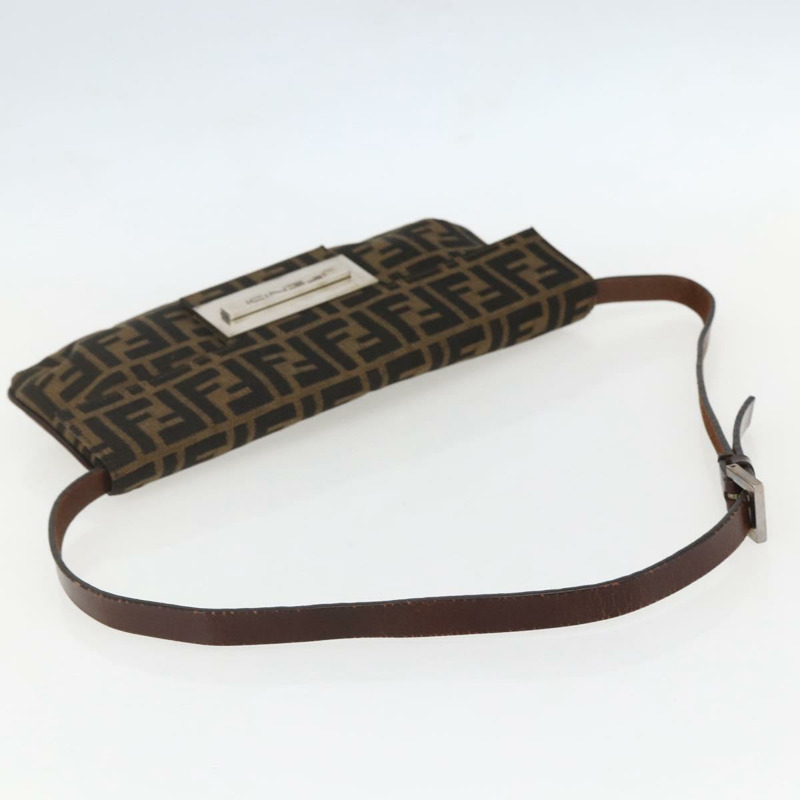 【日本直送】FENDI Zucca帆布單肩包 棕色/黑色 正品 157270V-6