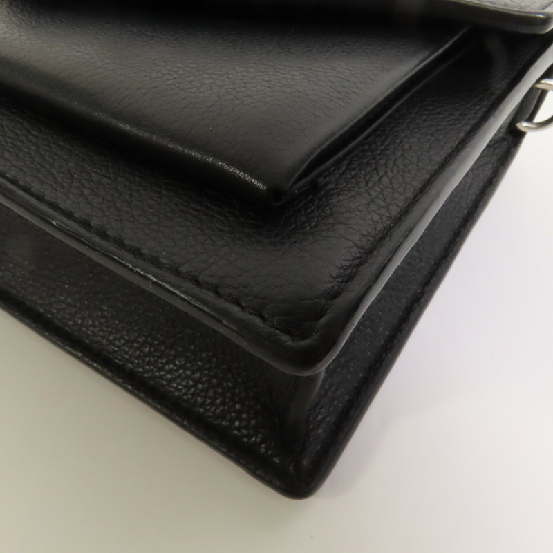 LOUIS VUITTON 牛皮皮革Mylockme銀扣鏈帶肩背袋-12
