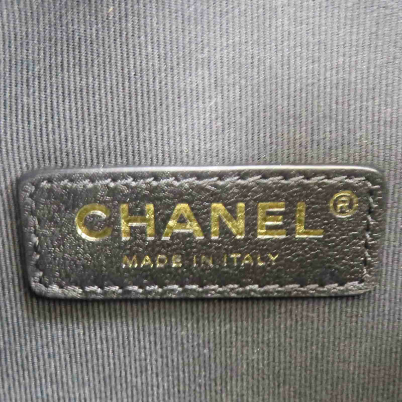 黑色 羊皮 菱格紋 24K 相機包 肩背包【CHANEL 香奈兒】  AS5156-10