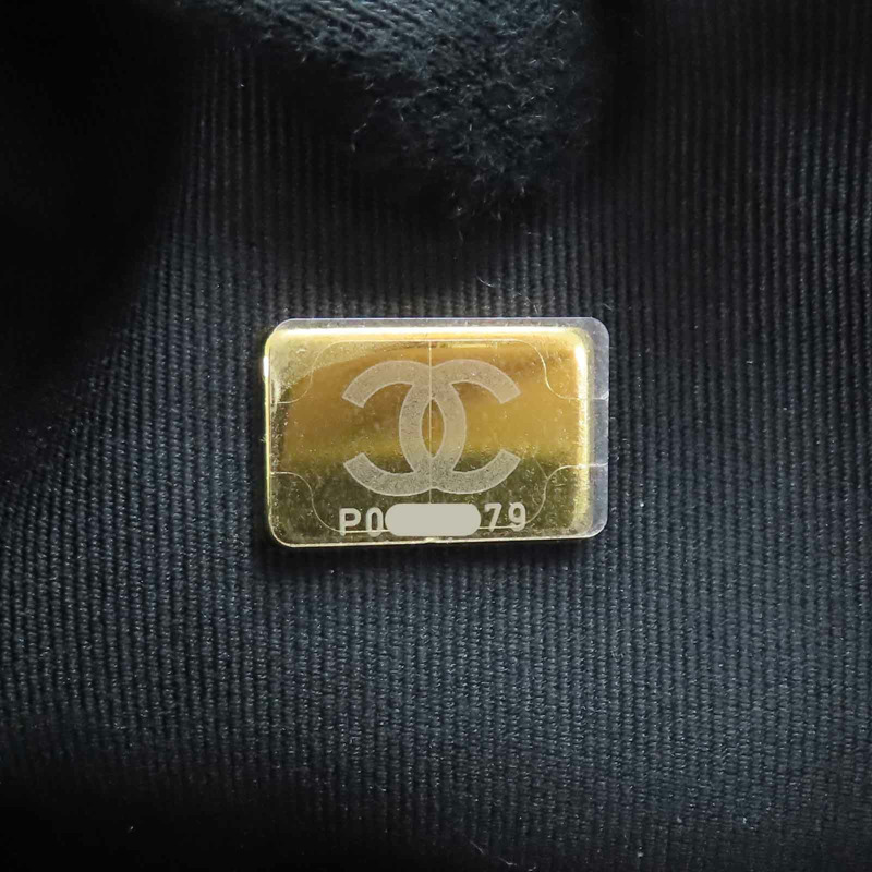 黑色 羊皮 菱格紋 24K 相機包 肩背包【CHANEL 香奈兒】  AS5156-11