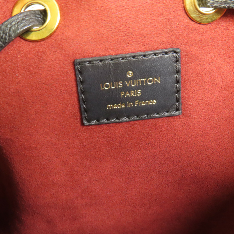 LOUIS VUITTON Monogram Empreinte Bicolor Neo Noe MM金扣手挽肩背兩用袋-9