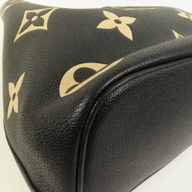 LOUIS VUITTON Monogram Empreinte Bicolor Neo Noe MM金扣手挽肩背兩用袋-11