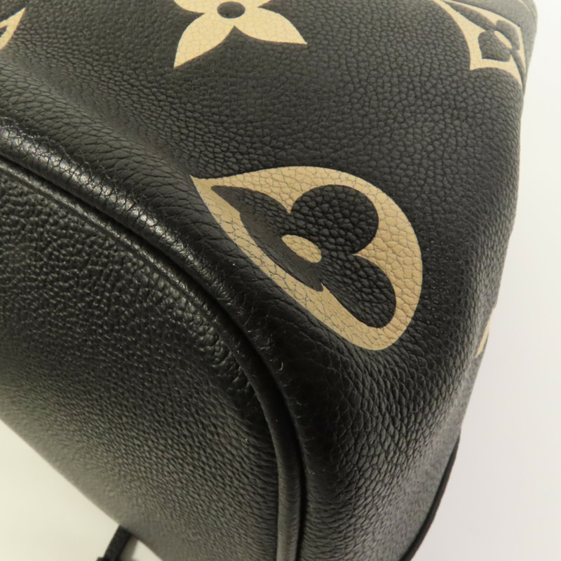 LOUIS VUITTON Monogram Empreinte Bicolor Neo Noe MM金扣手挽肩背兩用袋-12