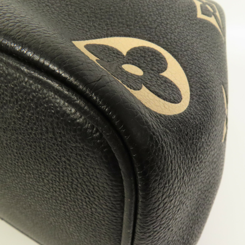 LOUIS VUITTON Monogram Empreinte Bicolor Neo Noe MM金扣手挽肩背兩用袋-13
