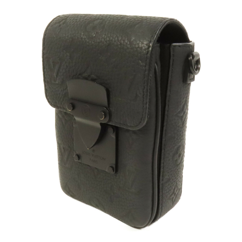 LOUIS VUITTON Monogram Taurillon S-Lock Vertical Wearable肩背袋-2