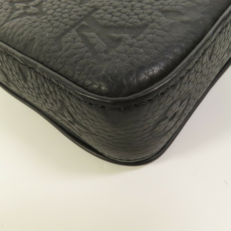 LOUIS VUITTON Monogram Taurillon S-Lock Vertical Wearable肩背袋-12