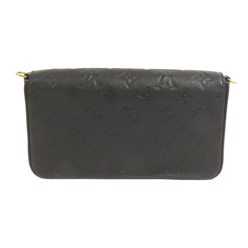 LOUIS VUITTON Monogram Empreinte Felicie Pochette 金扣鏈帶肩背袋-1