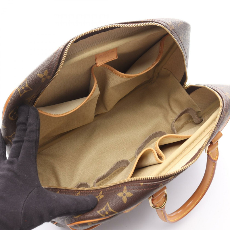 路易威登 Deauville Bowling 化妝包 M47270 Monogram 皮革 棕色 LV-2