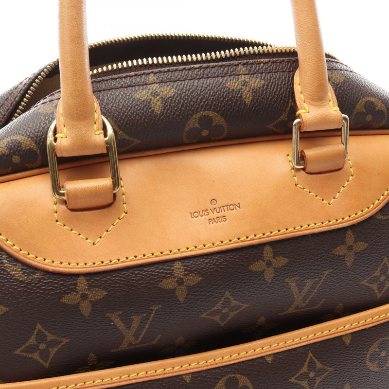 路易威登 Deauville Bowling 化妝包 M47270 Monogram 皮革 棕色 LV-5