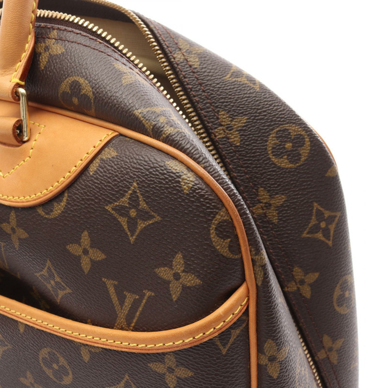 路易威登 Deauville Bowling 化妝包 M47270 Monogram 皮革 棕色 LV-6