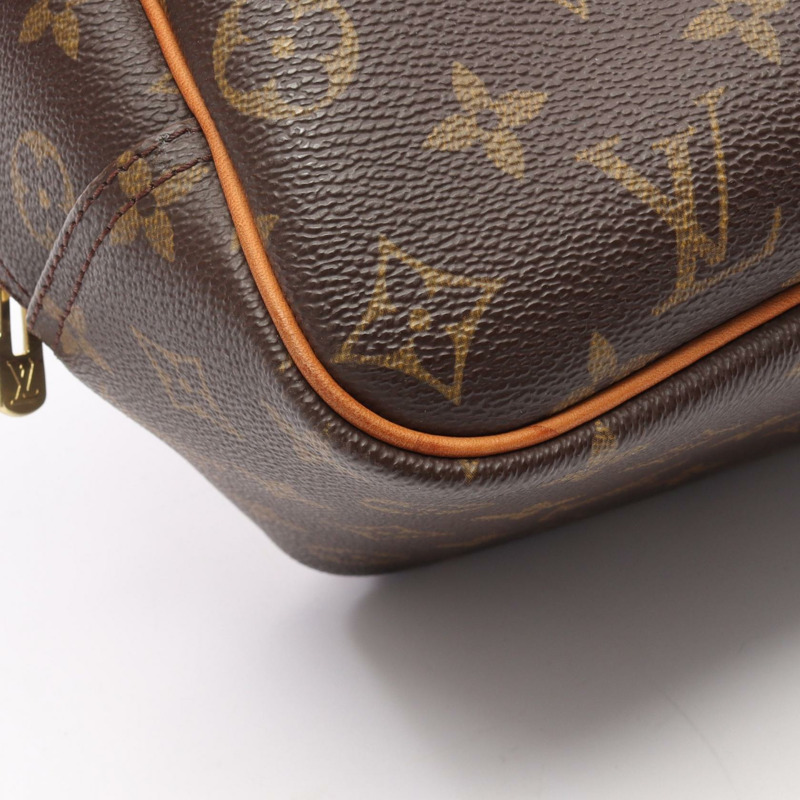 路易威登 Deauville Bowling 化妝包 M47270 Monogram 皮革 棕色 LV-11