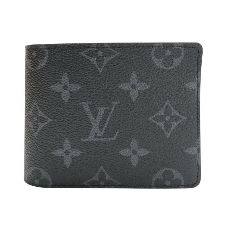 黑色 Monogram帆布 Multiple 兩折短夾 M61695【LOUIS VUITTON LV 路易威登】 M61695-0