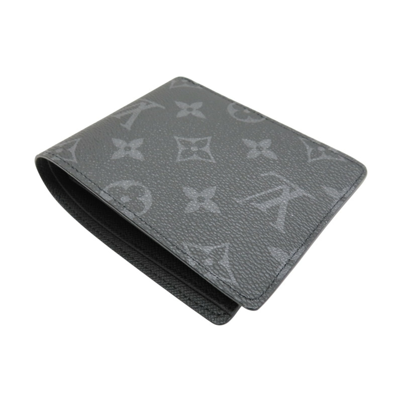 黑色 Monogram帆布 Multiple 兩折短夾 M61695【LOUIS VUITTON LV 路易威登】 M61695-3