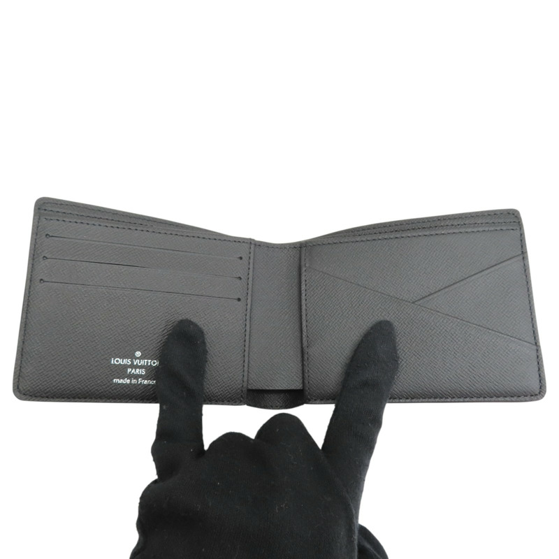 黑色 Monogram帆布 Multiple 兩折短夾 M61695【LOUIS VUITTON LV 路易威登】 M61695-4