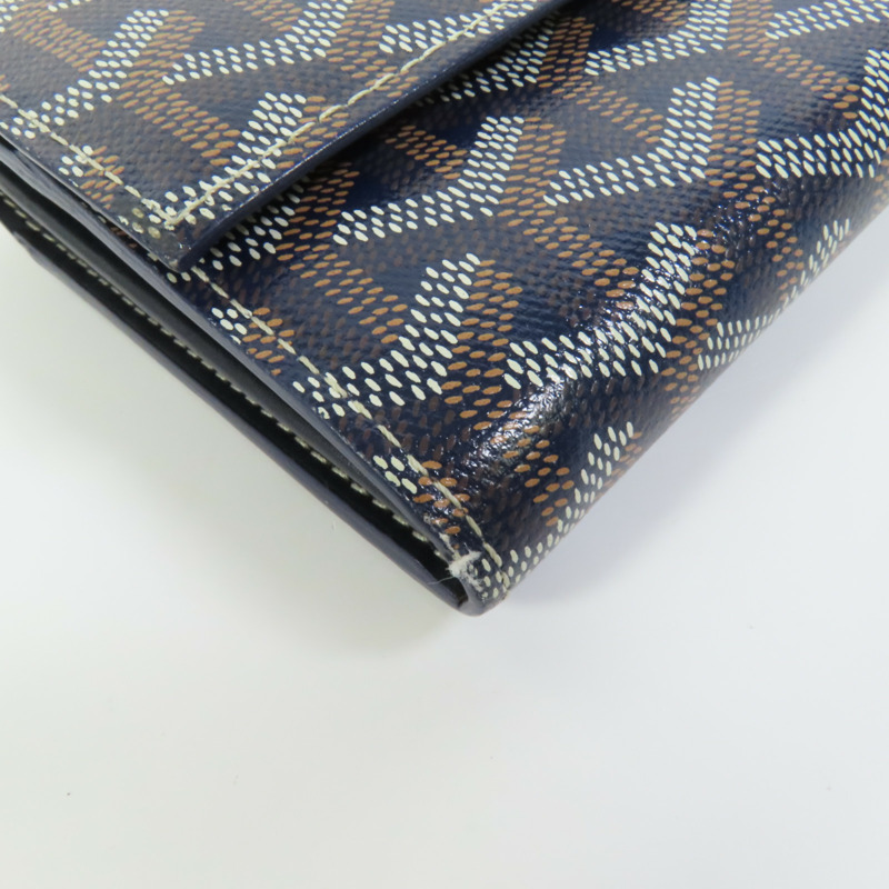 GOYARD 塗層帆布Varenne Continental Wallet肩背袋-12