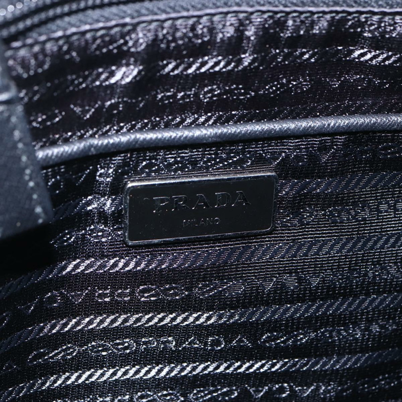 【日本直送】PRADA 雙肩包 尼龍材質 淺藍色 銀色 正品 158915SAM-23