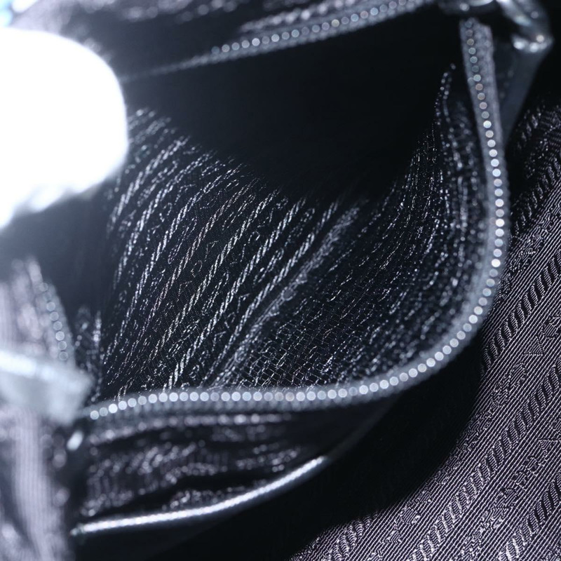 【日本直送】PRADA 雙肩包 尼龍材質 淺藍色 銀色 正品 158915SAM-28