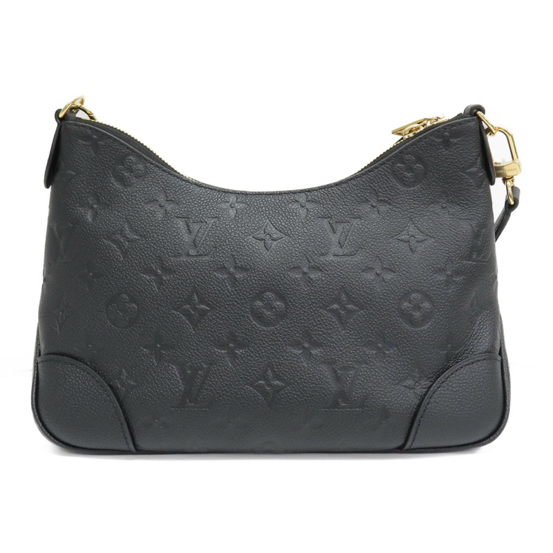 黑色 原花牛皮 壓紋 Boulogne PM 肩背包 M12930 (缺短背帶)【LOUIS VUITTON LV 路易威登】 M12930-1