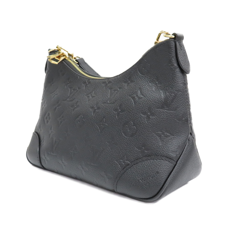 黑色 原花牛皮 壓紋 Boulogne PM 肩背包 M12930 (缺短背帶)【LOUIS VUITTON LV 路易威登】 M12930-2