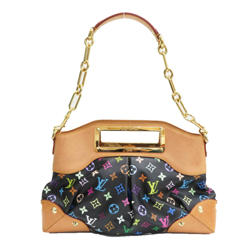 黑彩 原花帆布 Judy MM 肩背包【LOUIS VUITTON LV 路易威登】 M40256-1