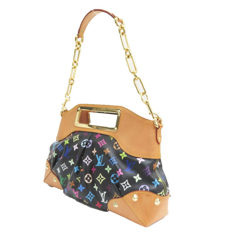 黑彩 原花帆布 Judy MM 肩背包【LOUIS VUITTON LV 路易威登】 M40256-2