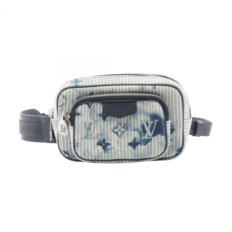 路易威登戶外 Pochette Hickory Stripe Watercolor 腰包 M80462-0