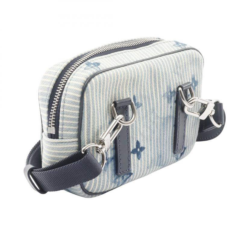 路易威登戶外 Pochette Hickory Stripe Watercolor 腰包 M80462-1