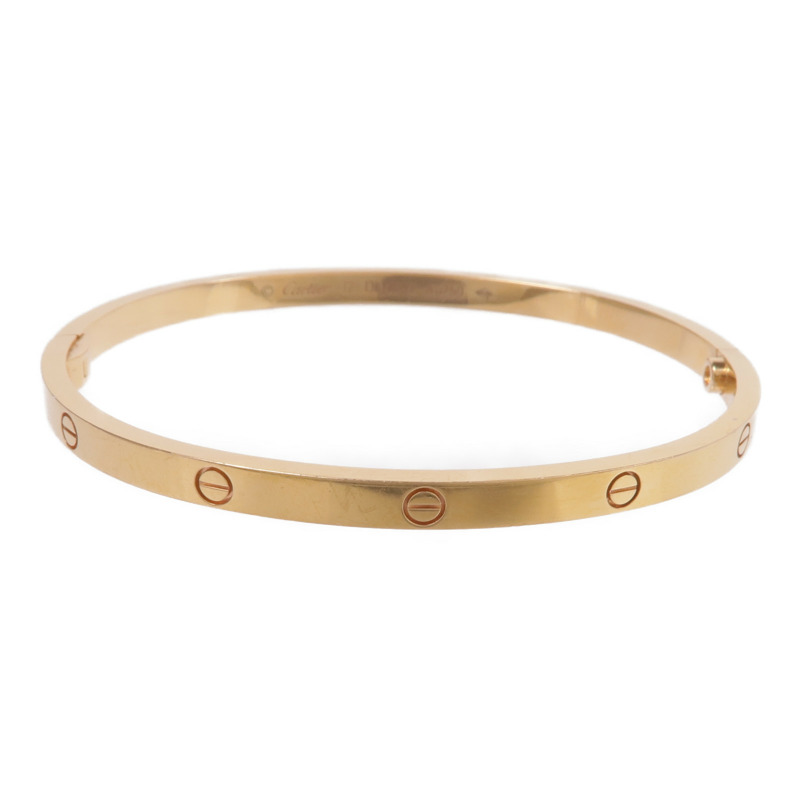 CARTIER 18K玫瑰金Love Bracelet Small Model手鐲Cartier#17-0