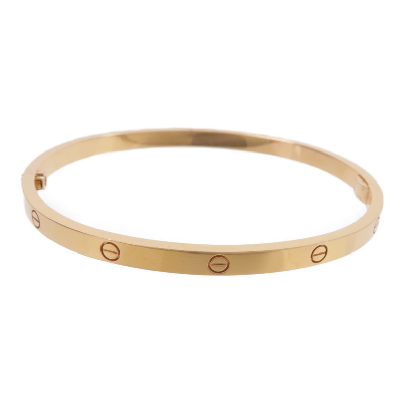 CARTIER 18K玫瑰金Love Bracelet Small Model手鐲Cartier#17-2