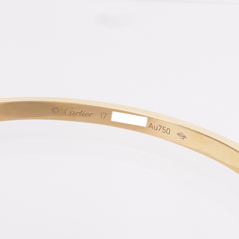 CARTIER 18K玫瑰金Love Bracelet Small Model手鐲Cartier#17-4