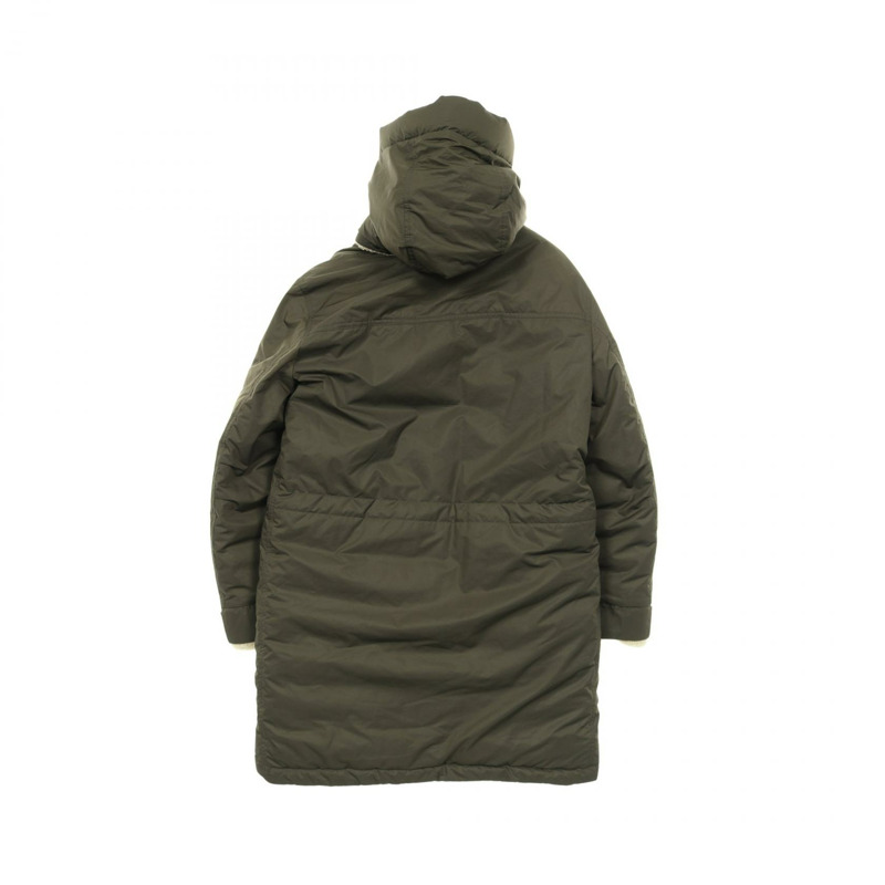 MONCLER GRAFTON 附帽羽絨外套 聚酯纖維 卡其色 #0 二手 男款-1