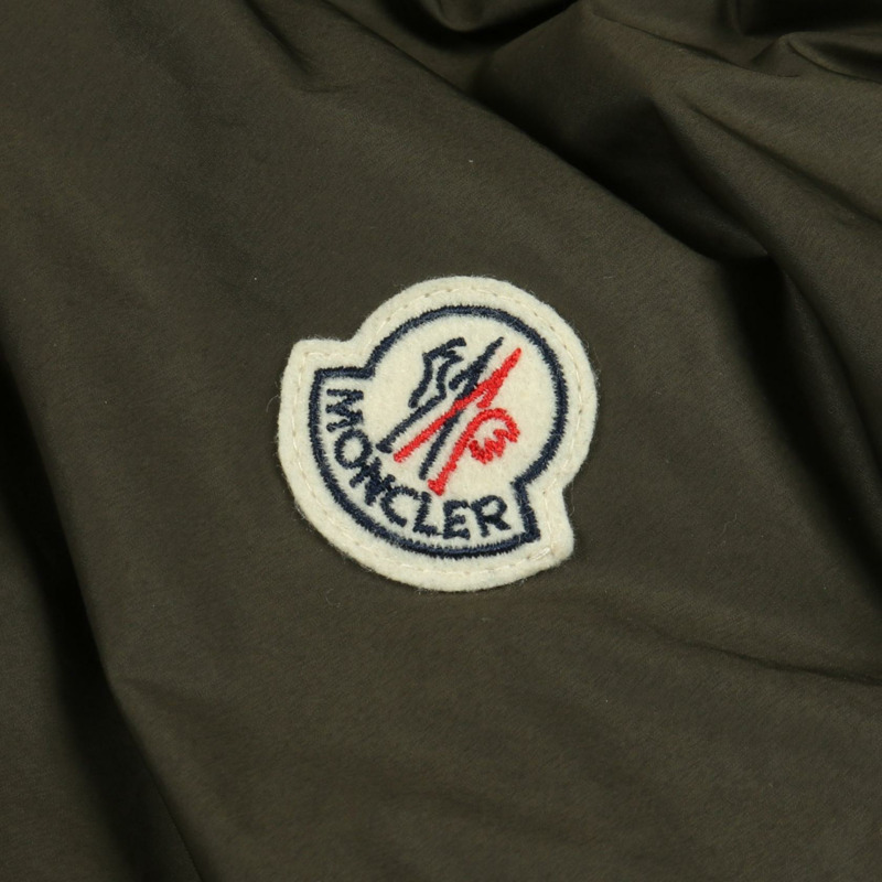 MONCLER GRAFTON 附帽羽絨外套 聚酯纖維 卡其色 #0 二手 男款-6