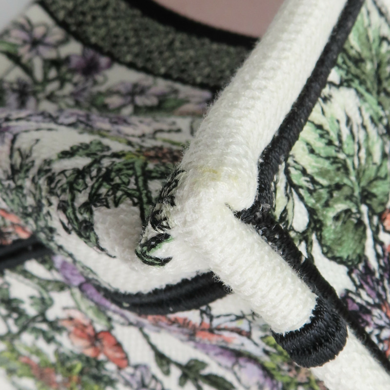 白色帆布 刺繡 Book Tote M 手提包【Dior 迪奧】-10