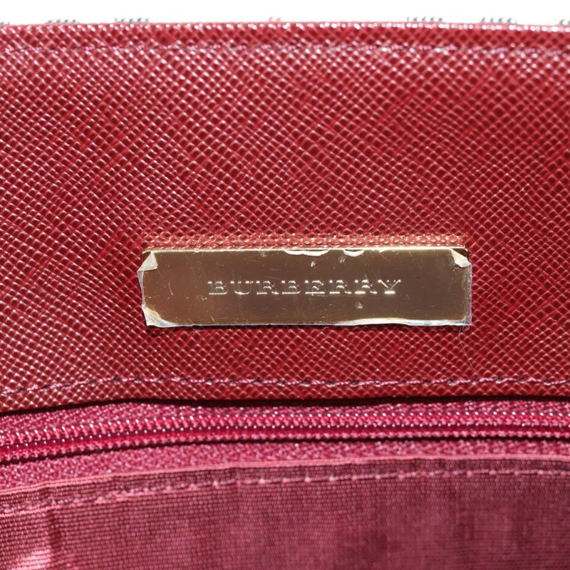 【日本直送】BURBERRY Nova 格紋帆布手提包 米色 金色 正品 am10137V-9