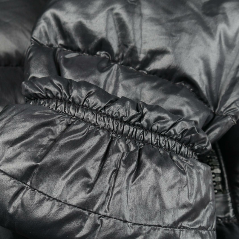 MONCLER SUYEN 帶帽羽絨服 尼龍 黑色 二手 女款-6