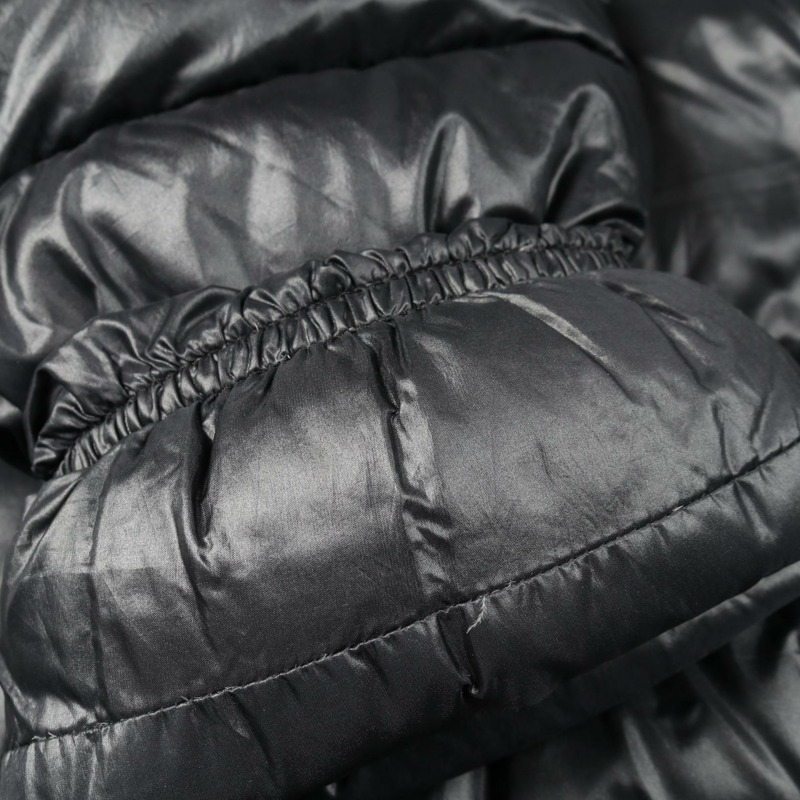 MONCLER SUYEN 帶帽羽絨服 尼龍 黑色 二手 女款-7