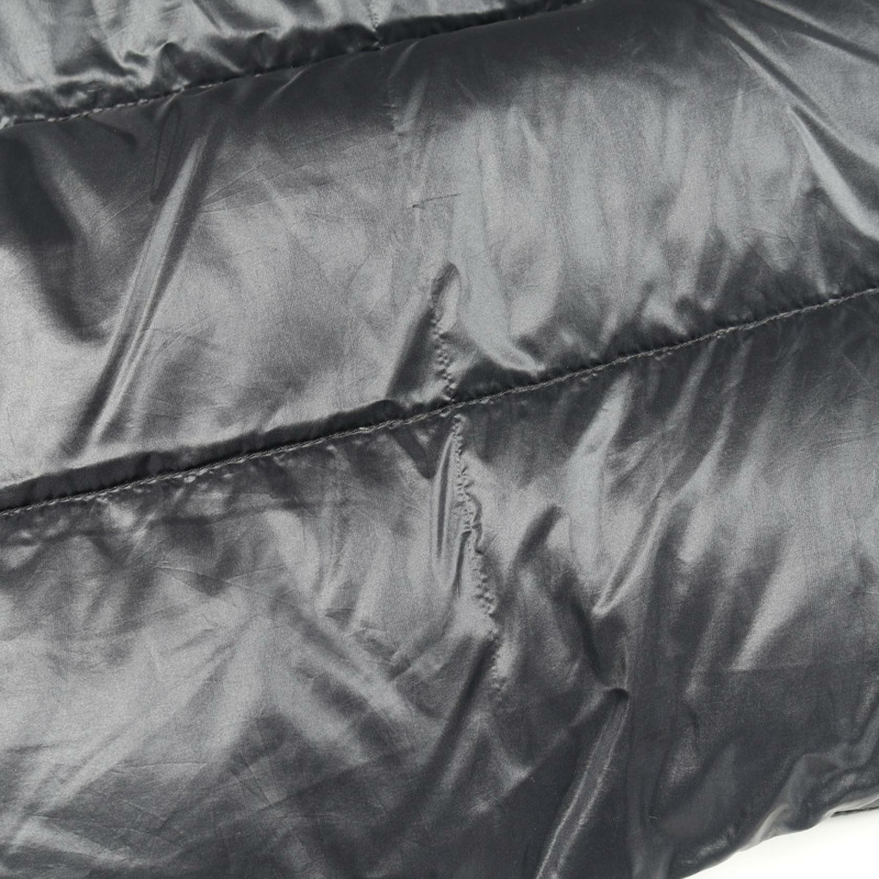 MONCLER SUYEN 帶帽羽絨服 尼龍 黑色 二手 女款-10