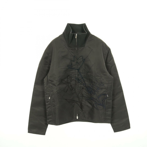 愛馬仕男士棕色聚酯短袖外套（二手）