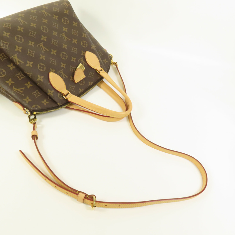 LOUIS VUITTON Monogram Rivoli MM金扣手挽肩背兩用袋-4