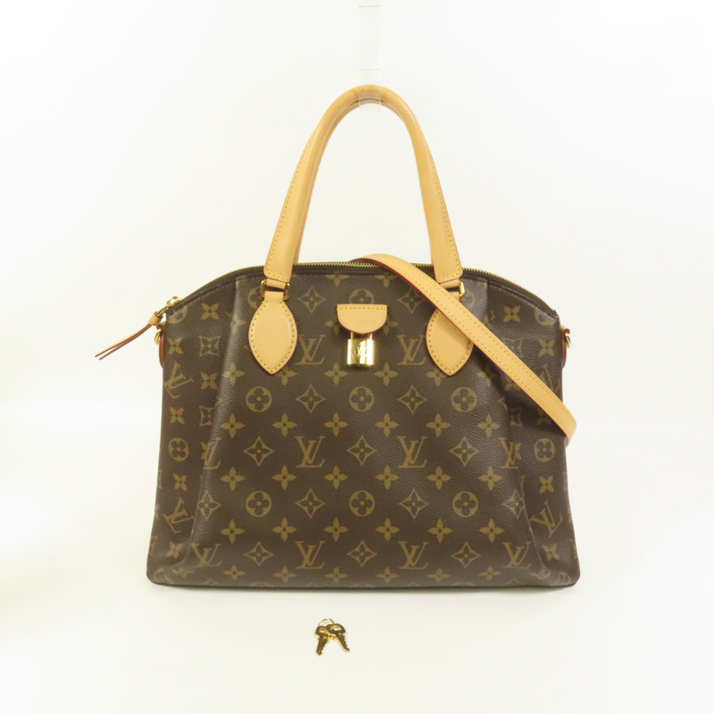 LOUIS VUITTON Monogram Rivoli MM金扣手挽肩背兩用袋-11