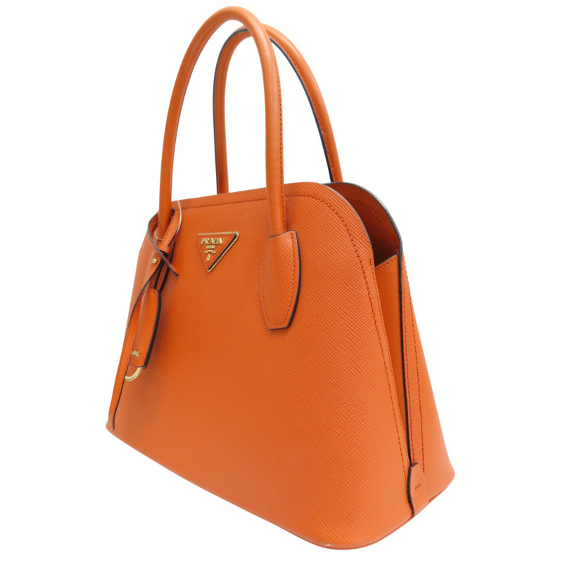 橘色 牛皮 兩用包【PRADA 普拉達】 1BA295-2