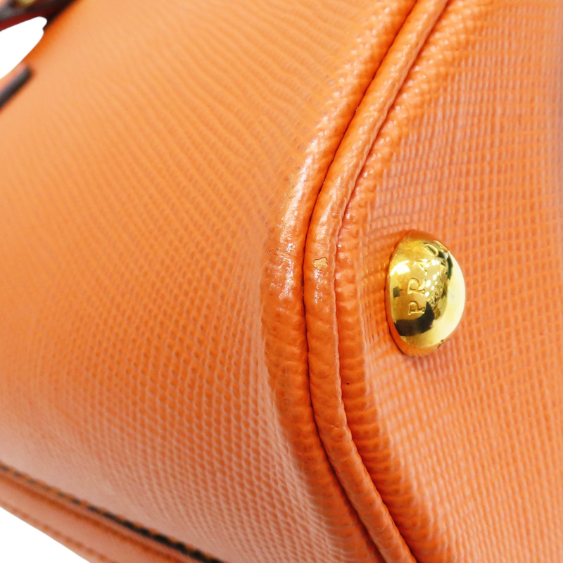 橘色 牛皮 兩用包【PRADA 普拉達】 1BA295-7