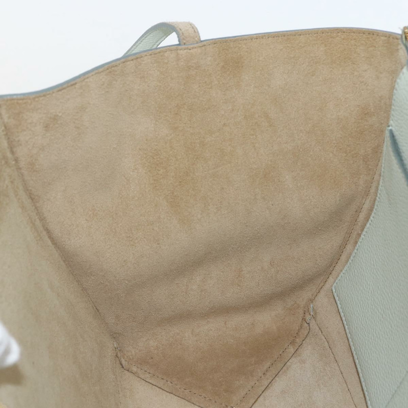 【日本直送】CELINE Trillodo 手提包，皮革材質，淺藍色，金色，正品，貨號 148596M-19