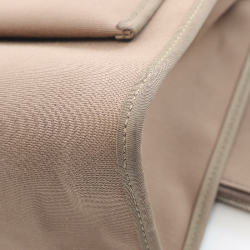 HERMES Herbag 拉鍊小號單肩手提包 R Toile Officier Hunter etupe ebene SHW-6