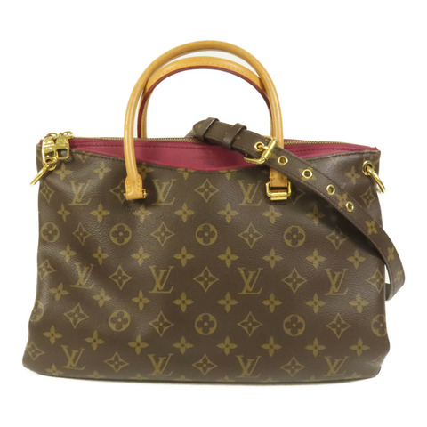 LOUIS VUITTON Monogram Pallas MM金扣手挽肩背兩用袋