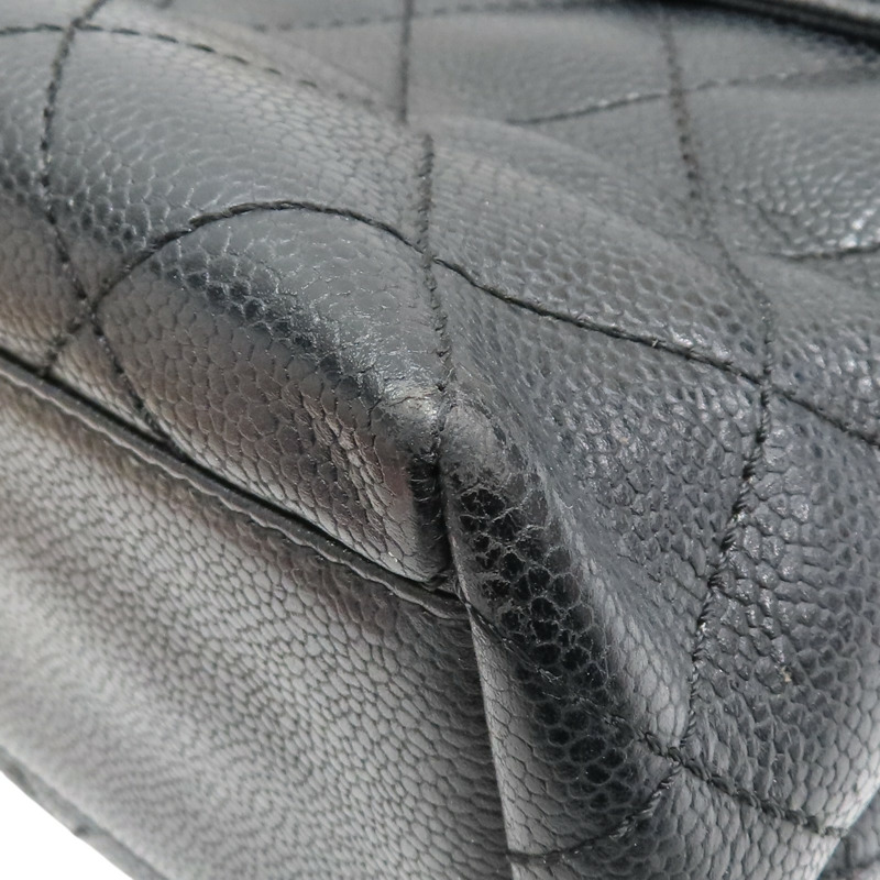 黑色 菱格紋 荔枝紋 牛皮 Coco Handle 30cm 手提包 (無卡)【CHANEL 香奈兒】-10