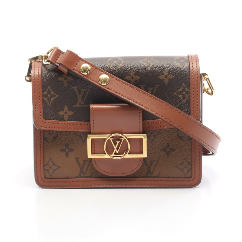 路易威登 Daufine MINI 肩斜背包 M45959 Monogram 反面二手-0