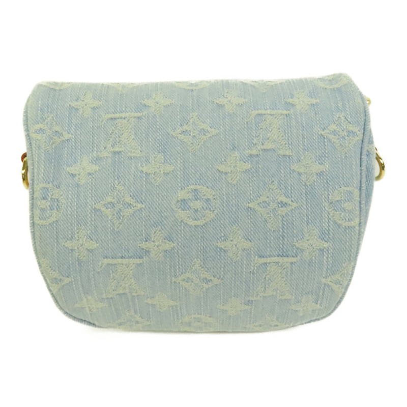 LOUIS VUITTON Monogram Denim Mini Bumbag金扣手挽肩背兩用袋-1