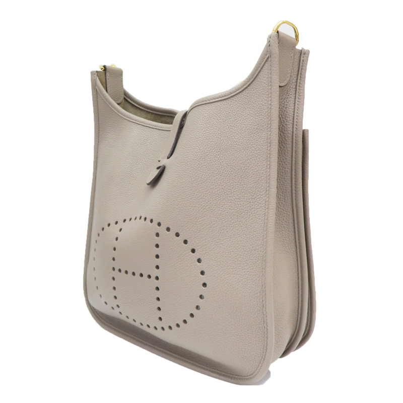 鴿子輝 牛皮 Evelyne 29cm 肩背包 C刻【HERMES 愛馬仕】 C刻-2