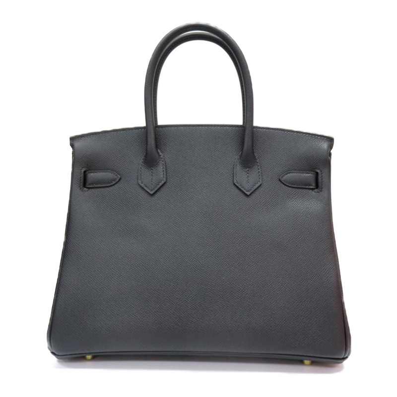 黑色 Epsom牛皮 Birkin 30 柏金包 手提包 K刻 金扣【HERMES 愛馬仕】-1